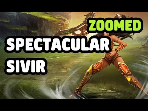 SPECTACULAR SIVIR SKIN ZOOMED SPOTLIGHT - LEAGUE OF LEGENDS