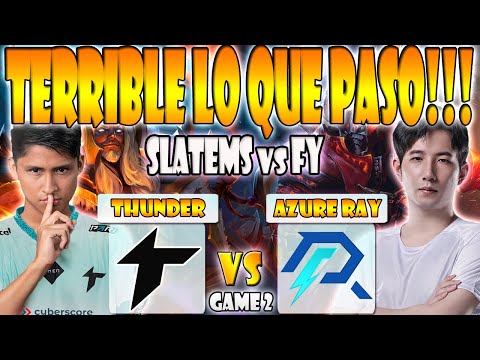 THUNDER AWAKEN VS AZURE RAY BO2[GAME 2]KNIGHT, SLATEMS VS SOMNUS, FY -THE INTERNATIONAL 12-2023-DOTA