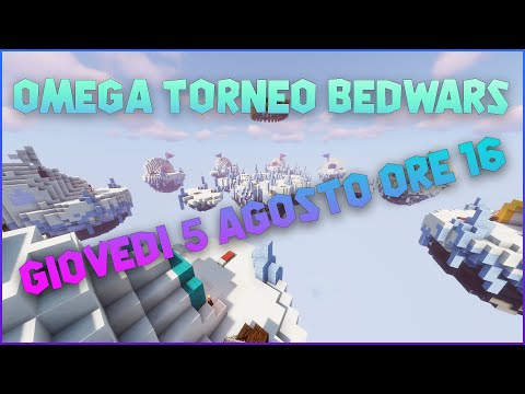TRAILER OMEGA TORNEO BEDWARS { GIOVEDI 5 AGOSTO ORE 16 } - MINECRAFT ITA