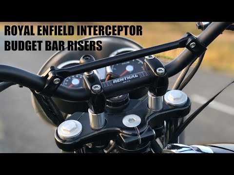 Royal Enfield Interceptor 650 - Budget Bar Risers - TITANIUM !!!!