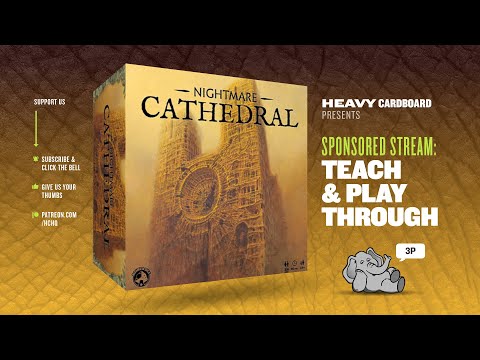 Nightmare Cathedral - 3p Teaching & Play-through by Heavy Cardboard