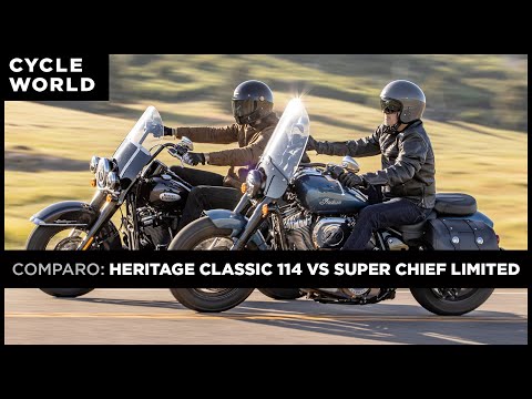2021 Harley-Davidson Heritage Classic 114 vs. 2022 Indian Super Chief Limited | Cycle World