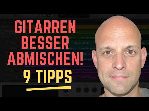 Mixing guitars: 9 tips for a better guitar sound in your mix! || Mixing a song tutorial