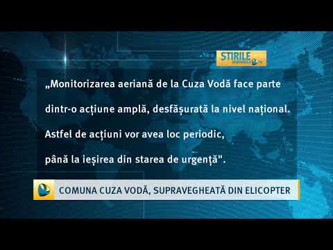 Comuna Cuza Voda, supravegheată din elicopter