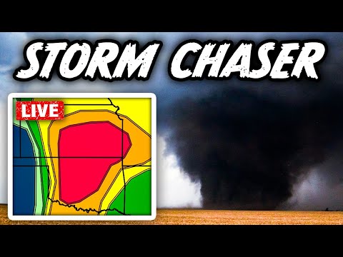 🔴Live Storm Chaser - Central Plains Significant TORNADO Threat!
