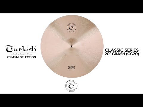 Turkish Cymbals Sound Profile: Classic Series 20" Crash