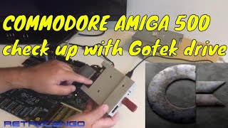 Commodore Amiga 500 check up with Gotek drive