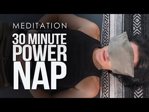 Power Nap Guided Meditation to Rest & Reset | 30 Minute | Visualization & Delta Wave Binaural Beats