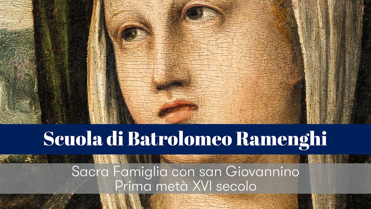 Sacra Famiglia, arte sacra del XVI secoloScuola di Bartolomeo Ramenghi detto il Bagnacavallo