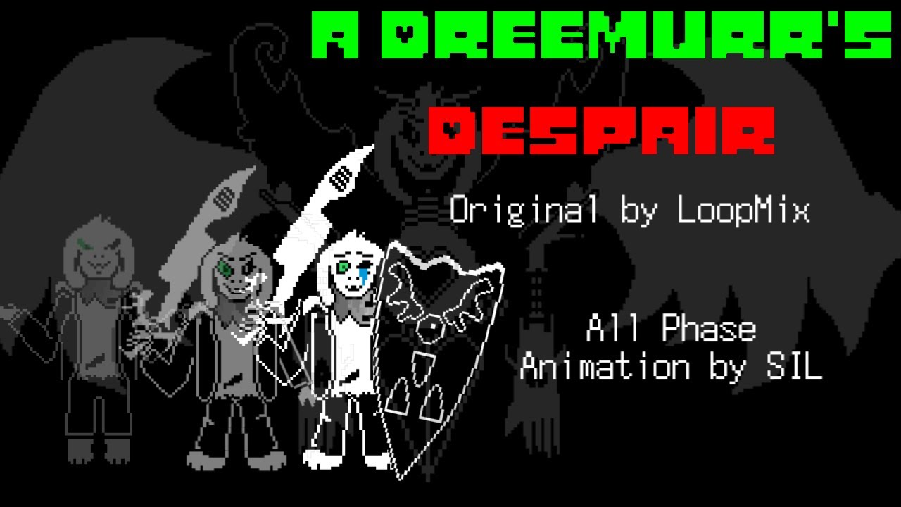 A Dreemurr's Despair アズリエル戦 第4形態追加 総集編 [undertale風戦闘アニメ]