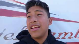 El Infantil Erik habla sobre el partido contra el San Juan