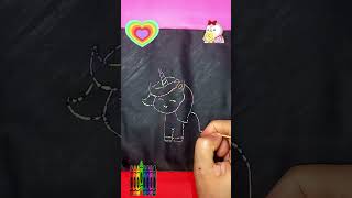 How to Make Magic Unicorn Scratch Art 🦄🌈 | Easy & Fun Rainbow Drawing for Kids #art