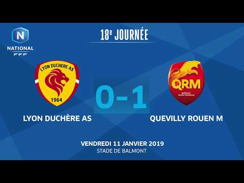 18e J. National | Lyon Duchère AS - Quevilly Rouen Métropole (0-1)