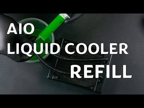 AIO CPU Liquid Cooler refilling