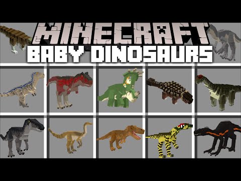 Minecraft HATCHING DINOSAUR EGGS MOD / DON'T TOUCH THESE CARNIVOROUS EGG SPAWNERS !! Minecraft Mods