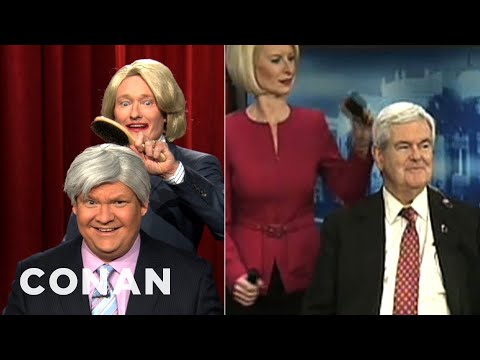 Farewell To Newt & Calista Gingrich | CONAN on TBS