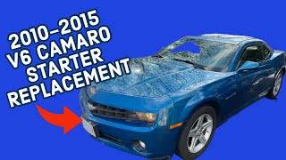 2010-2015 Camaro Starter Replacement