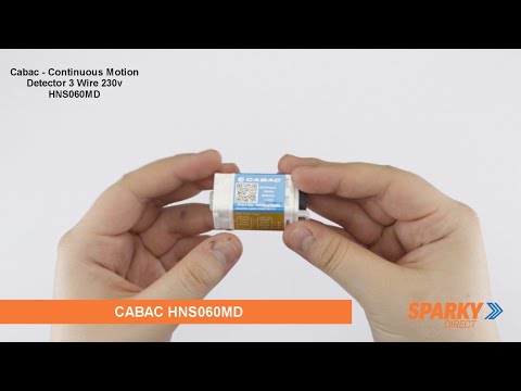 Cabac - Continuous Motion Detector 3 Wire 230v HNS060MD