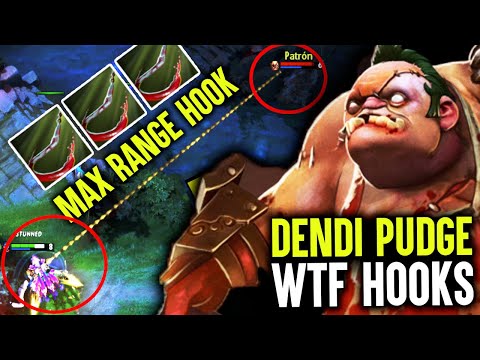 He Lost The Game But That Max Range Hooks - Dendi Pudge King Is Back Dota 2