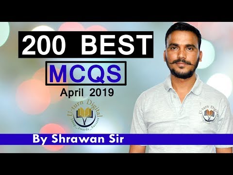 Best 200 APRIL 2019 Current Affairs in Hindi Part 1 - U-turn Digital I By Shrawan Sir.