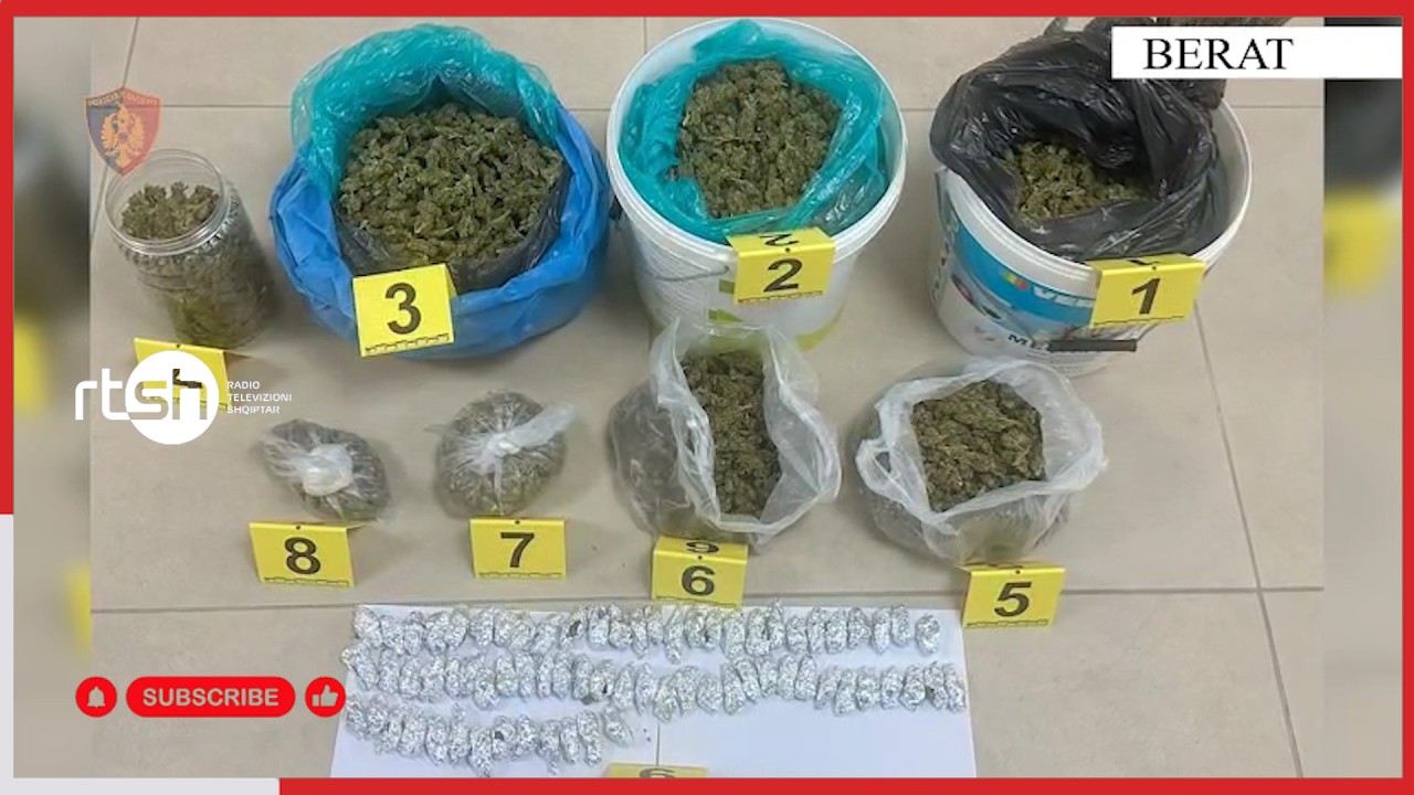 Shpërndanin doza kanabis në shkollat e Kuçovës dhe Moravës, dy të arrestuar