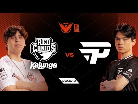 RED x PAIN (Jogo 3) | LTA Sul 2025 - Etapa 3 | RED Canids Kalunga x paiN Gaming | Md5