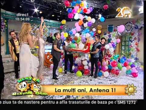 La mulţi ani, Antena 1! Iată tortul pregătit la Neatza, cu ocazia aniversării de 20 de ani!