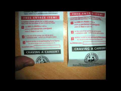 Panda Express Redemption Code Example 02 2022