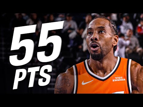 Kawhi Leonard Drops 55 Points vs Pistons 😤
