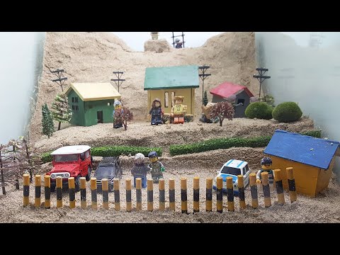 LEGO DAM BREACH AND FLOOD WITH REAL WATER EXPERIMENT #10 - HOLIDAY HOUSE DISASTER  @KMCandBT