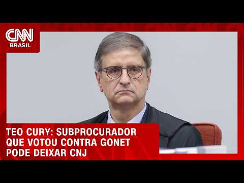 Subprocurador que votou contra Gonet pode deixar CNJ | CNN NOVO DIA