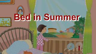 Poem - Bed in Summer - English Coach 2