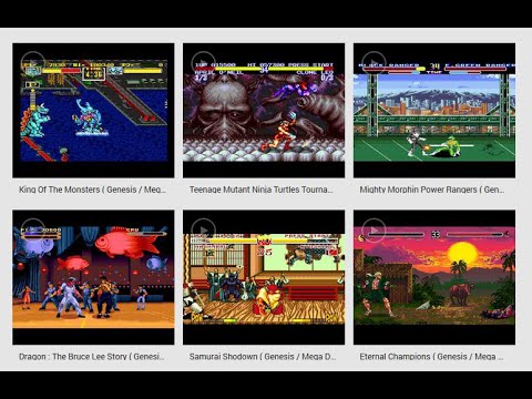 30 Fighting Games Sega Genesis / Mega Drive