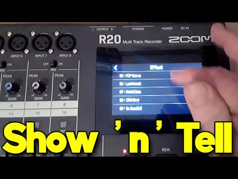 Zoom R20 Unboxing and First Look