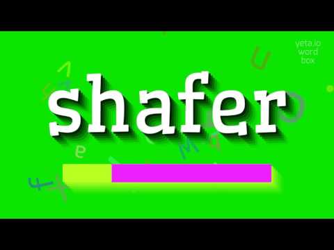How to say "shafer"! (High Quality Voices)
