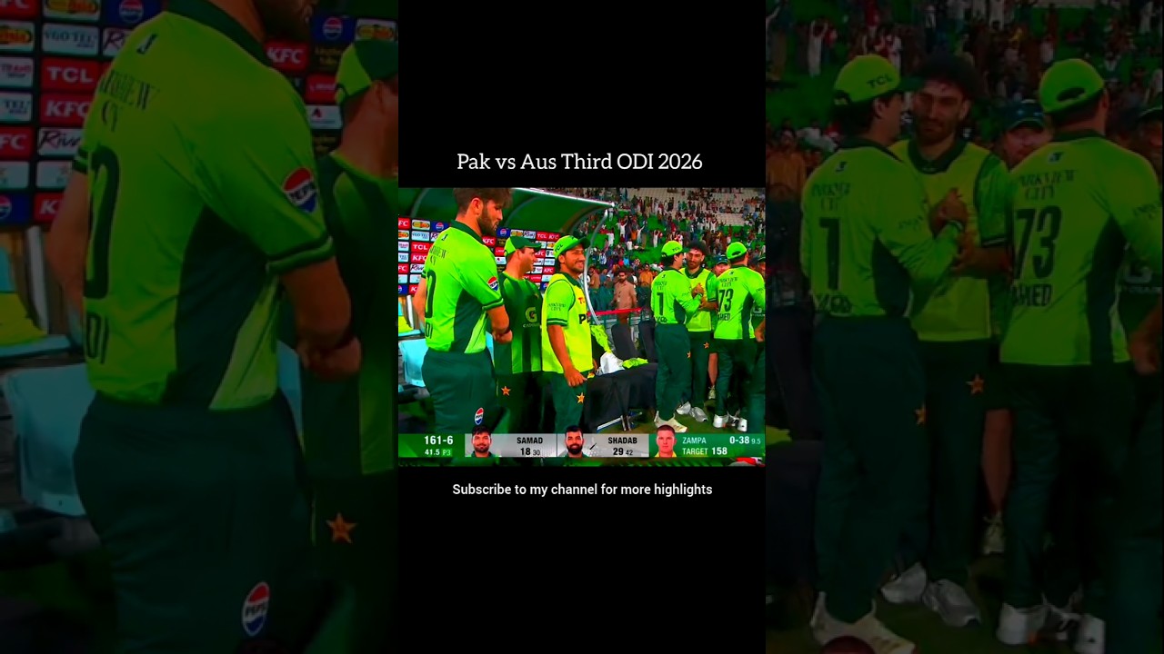 Pak vs Aus Third ODI 2026 #shorts #viral #cricket #highlights #viralshorts #pakvsaus