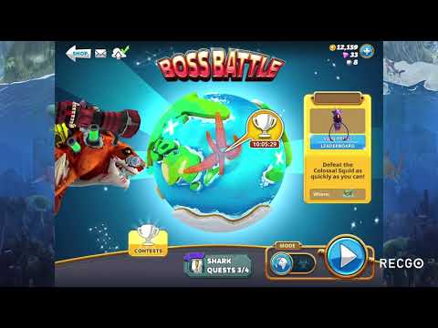 Hungry Shark World | EP 17 | Meltdown Shark vs Colossal Squid | HD