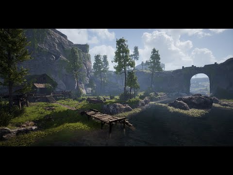 UE4 Level Art and Lighting: Abandoned Castle On The Hill