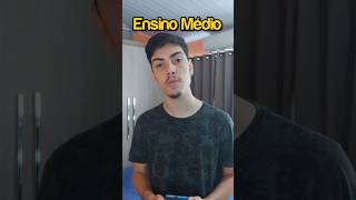 entrar no ensino médio foi uma alegria que não durou nem 10s