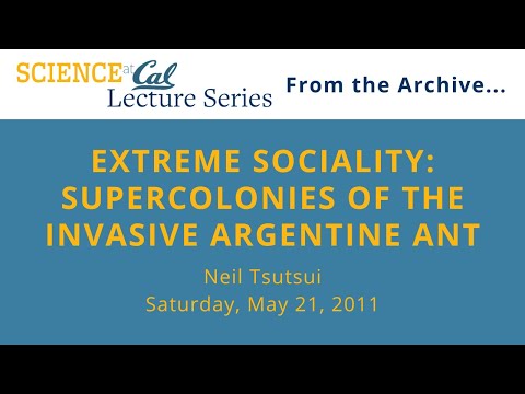 Science at Cal Lecture – Extreme Sociality: Supercolonies of the Invasive Argentine Ant