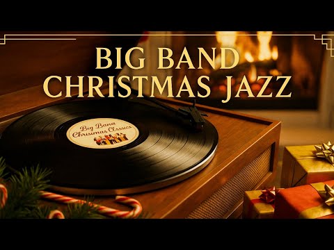 Vintage Christmas Jazz • Fireplace Warmth & Smooth Holiday Swing Music