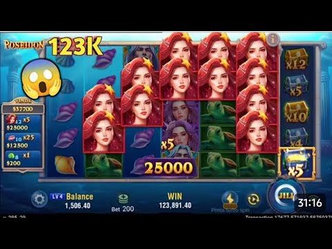 Poseidon game I 13000X🤑unbelievable gane Play I JILI GAME today big win