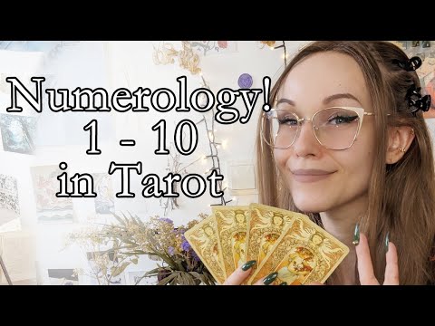 Learning Numerology 1-10 in Tarot! (Better Quality)