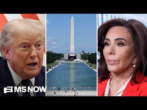 Trump LASHES out at his own DC attorney over DOJ admission Reflecting Pool damage wasn’t vandalism