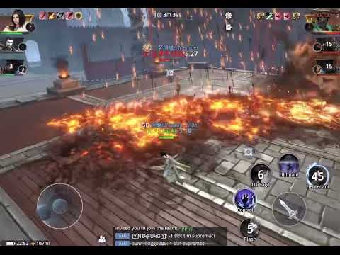 Dynasty Legend 2- 1vs1-enemy with Zhang Jian support, close call