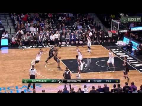 KHRIS MIDDLETON HIGHLIGHTS VS BROOKLYN NETS 15/02/2017