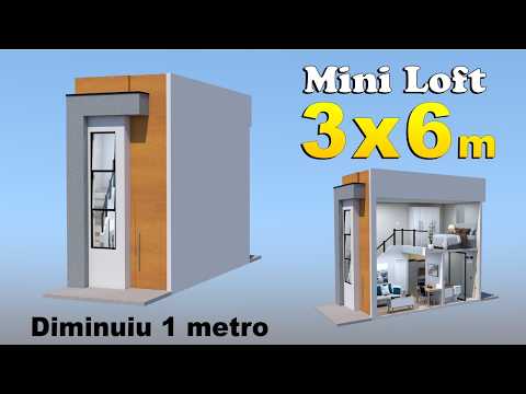 Mini Loft house 3 x 6 m I complete project