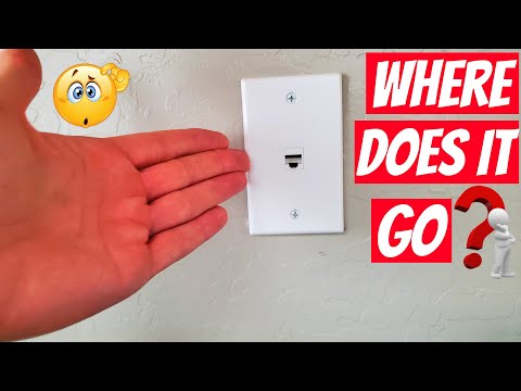 Where Does The Ethernet Go? Connect Cat6 Cable To Jack & Networking Cabling Explained!