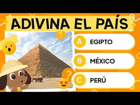 SUPER TRIVIA PARA NIÑOS: ¿QUÉ PAÍS ES? 🎯☝️✨💡 | Adivinanzas para niños | Juegos educativos