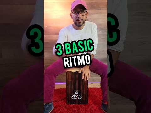 3 BASIC RITMO on CAJON  #cajon #percussion #drum #lesson